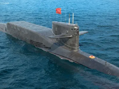  Jin Class Ballistic Missile Submarine Type 094 