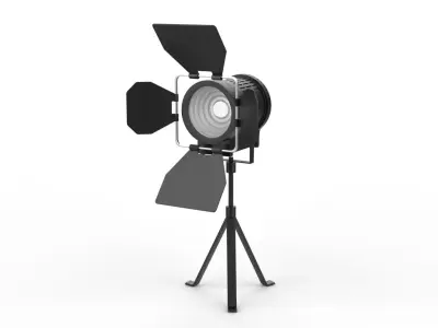 Studio light clipart 3D model