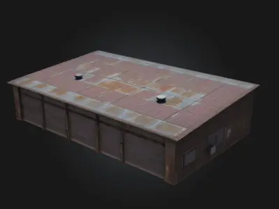 Warehouse Exterior  Industrial Realism for Urban Scenes 3D model