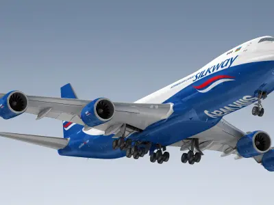  Boeing 747-8F Silk Way West Airlines 