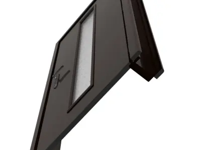 Plastic door 05 3D model