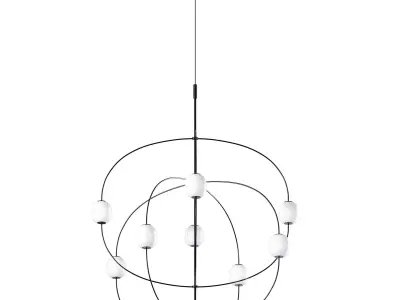 AXIA ceiling lamp by LODES 3D model