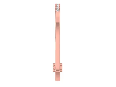 Solitaire Women Light Weight Band Ring 3D print model 41