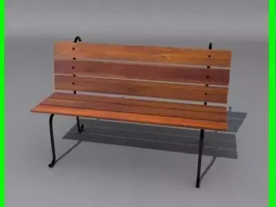 Street Bench 3D model