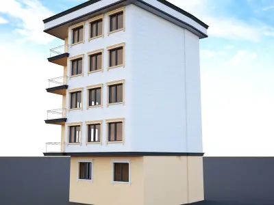 Ornate building 3d model 5 3D model