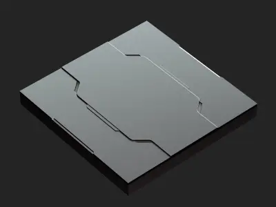 Sci-Fi Panels Pack 3D model