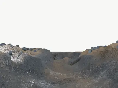 Construction Road 3D model