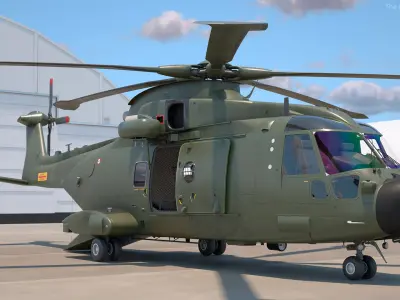  AgustaWestland AW101 with Cargo Bag 