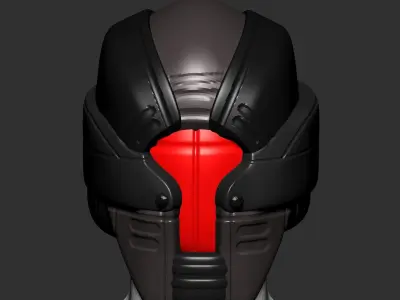 helmet high poly sculpt 3d printable 3D model 3D model 7