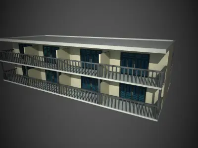 Apartment 01 Low-poly 3D model