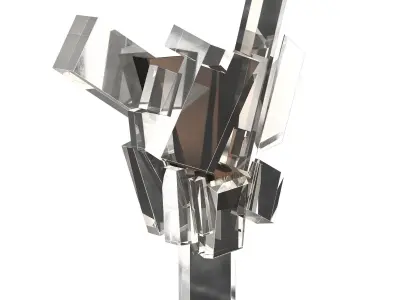 Ice Crystals Sconces 3D model