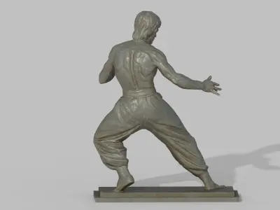 brucelee statue sculpture  3D model