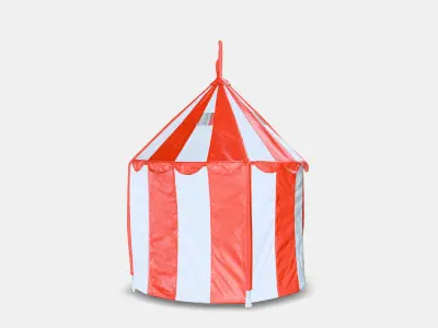 CIRCUS TENT Tent Low-poly 3D model