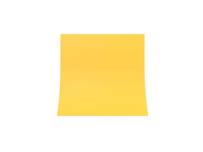 Memo Note v1 002 Low-poly 3D model