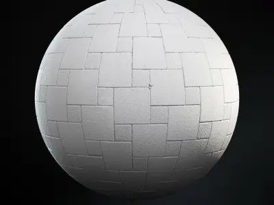 Scanned Seamless Checker Pavement PBR Textures Texture