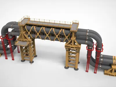 Sci Fi Modular Environment 15 3D model