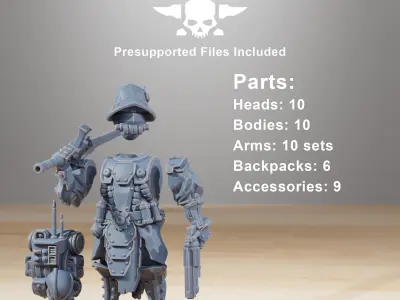 Frontliners Infantry 3D print model