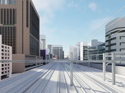 Tokyo Ginza 3D model