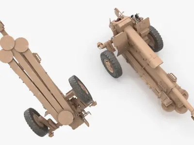  122 mm Field Howitzer Desert Towed 