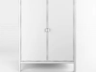 stockholm wicker chest of drawer  3D model