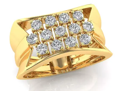 Small fancy mans ring 3D print model purchase