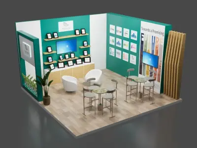 Exhibition Booth 3D model
