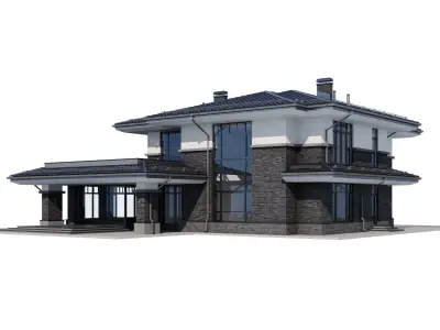 Braiton house 3D model