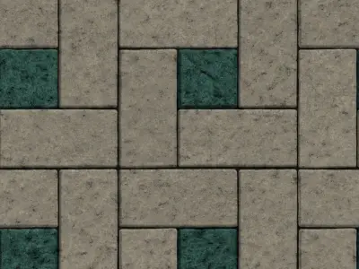 Pavement PBR Texture 3D model