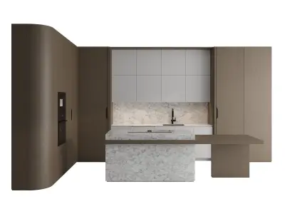 Kitchen set 23 3D model