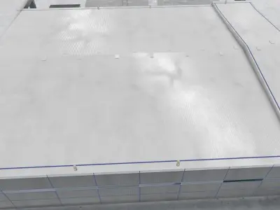 EGCC Airshed Low-poly 3D model