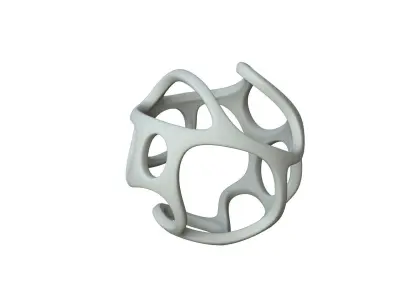 SciFi Cube Object No 21978 Low Poly Shape Texture