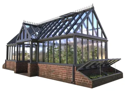 English greenhouse TOTLAND 1 3D model