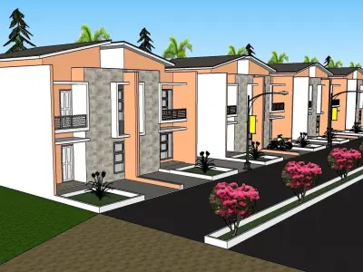 Exterior Villa Model  3D model