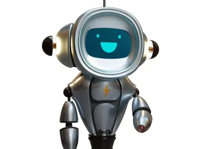 3D Robot Character 3D model