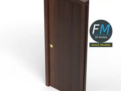 Sliding door 3D model shop