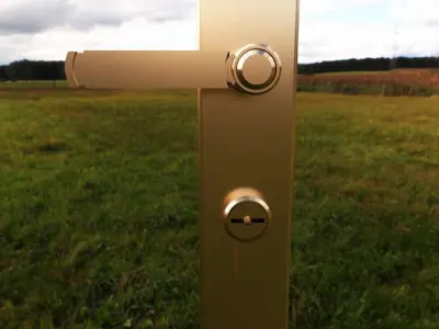 door lock Free low-poly 3D model