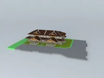 Double Storey Terrace 3D model