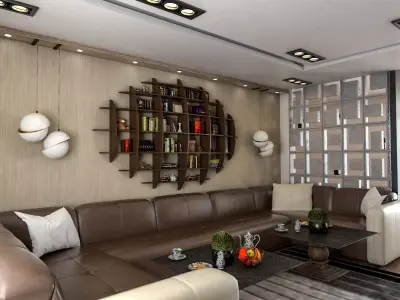 VOID Living Room 1 3D model