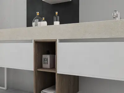 Bathroom furniture set Arcom eGo 3D model