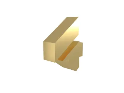 Sci-Fi Number 4 v1 009 Low-poly 3D model