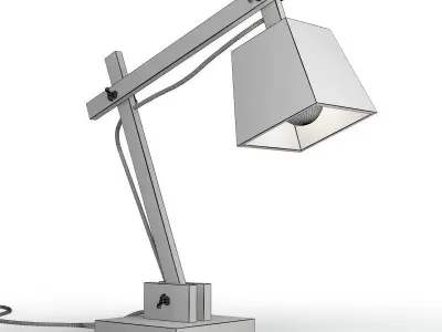 Muuto Wood Lamp 3D model