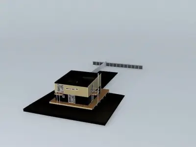 Cube Contemporary Free 3D model