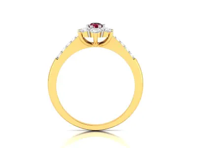 Women Ring  Render 3dm STL OBJ FBX Details 3D print model 263