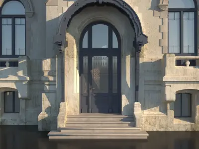 47 exterior buildings pack ready for production 3D model