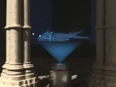 Hologram v2 3D model