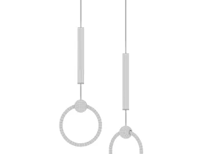 Ring Pendant Light 3D model