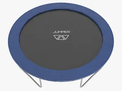 Trampoline Low-poly 3D model