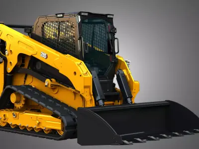 285 Compact Track Loader - Bucket 3D model