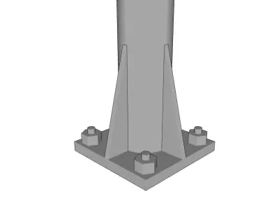 Lamp Post - Light Pole - Light Post - Street Light - Group 06 3D model