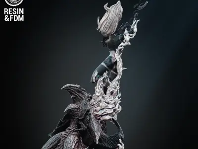 Wicked Marvel Magic Sculpture Tested for 3D printing 3D print model